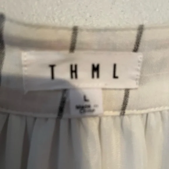 THML White Tunic with Multicolor Embroidery - women’s large dress - Picture 7 of 14